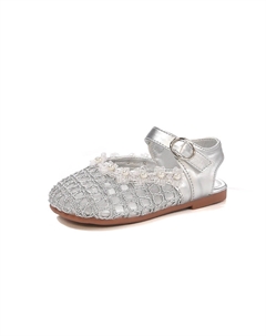 Детские сандалии с низким верхом для детей от 3 до 7 лет, серебряный Tonybear