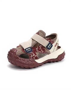 Сандалии детские дышащие с низким верхом, хаки Firs kids