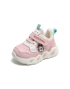 Водонепроницаемые низкие кроссовки для малышей, розовый Bobdog