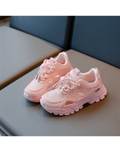 Нескользящие, легкие, амортизирующие и дышащие, низкие повседневные кроссовки для детей, розовый Fcmm