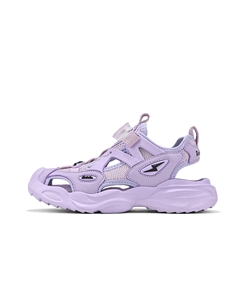 Детские сандалии с низким верхом, дышащие, износостойкие, нескользящие, подростковые, фиолетовый Longduizhang