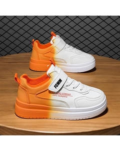 Детские скейтерские кроссовки Kids, белый/оранжевый Fcmm
