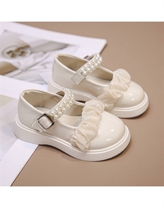 Нескользящие износостойкие низкие повседневные кроссовки для детей, экрю Firs kids