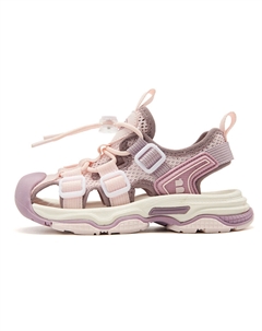 Сандалии детские с низким верхом, устойчивые к истиранию и дышащие, розовый Belle