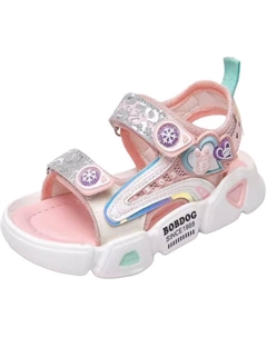 Детские сандалии FEN Pink Kids с нескользящей подошвой и износостойким верхом Bobdog