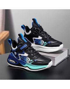 Дышащие и износостойкие повседневные кроссовки средней высоты для детей, синий Tonybear