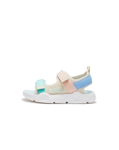 Сандалии детские, противоскользящие, износостойкие, низкие, белый/розовый/синий Xtep