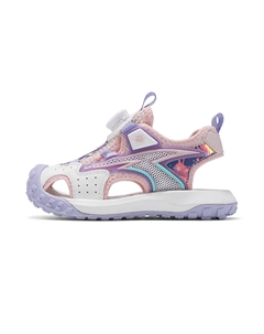 Детские сандалии с низким верхом, нескользящие, износостойкие, дышащие, легкие, амортизирующие, розовый/фиолетовый Talking tom