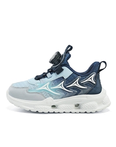 Кроссовки для бега для детей с противоскользящей амортизацией, износостойкими, дышащими и износостойкими подошвами, синий/серый Bobdog