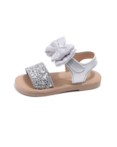 Детские сандалии с низким верхом для детей от 3 до 7 лет, серебряный Tonybear