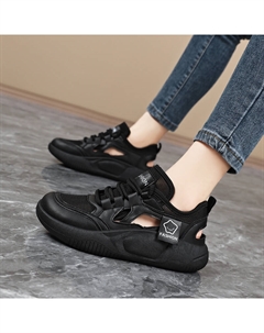 Нескользящие и дышащие низкие кроссовки для детей и подростков, черный Firs kids