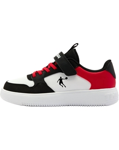 Детские кроссовки для скейтбординга с нескользящей подошвой, износостойкие, белые, черные, красные Qiaodan