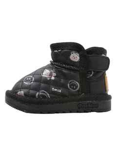 Нескользящие теплые детские туфли для младенцев и малышей, черный Maibuxiong