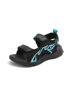 Детские сандалии с низким верхом, нескользящие, износостойкие, дышащие, синий Zhule