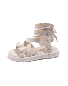 Легкие амортизирующие нескользящие детские сандалии для детей от 3 до 7 лет, бежевый Yuzhaolin