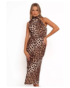 Женское платье миди Anabelle с халтер-воротом, мультиколор Petal & pup