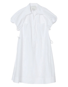 Поплиновое платье миди, белый 3.1 phillip lim