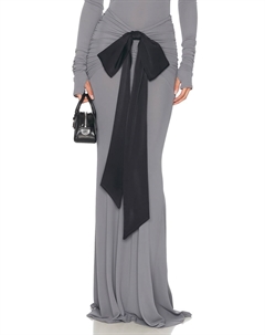 Юбка-джерси Althea с бантом, Graphite Helsa