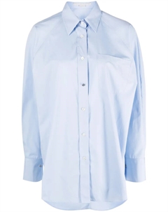 Рубашка оверсайз с длинными рукавами, синий Stella mccartney