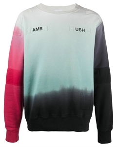 Толстовка в технике пэчворк с логотипом, зеленый Ambush