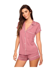Пижама Gisele - Shortie Short PJ Set, цвет Berry Blush/Ivory Eberjey