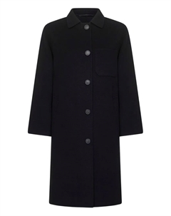 Однобортное пальто, черный Weekend max mara