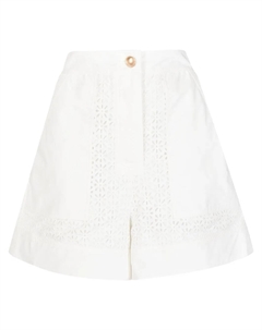 Шорты с английской вышивкой, белый 3.1 phillip lim