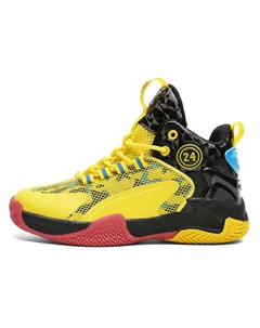 Детские баскетбольные кроссовки для детей, черный/желтый Adoonga