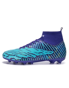 Футбольные бутсы для детей и подростков с высокой амортизацией и износостойкостью, фиолетовый D&w