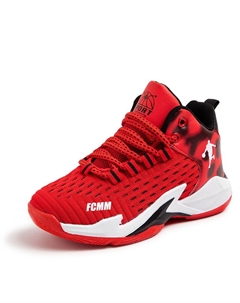 Высокие баскетбольные кроссовки для детей, красный Fcmm