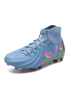 Футбольные бутсы для детей и подростков с высокой амортизацией и износостойкостью, аква D&w