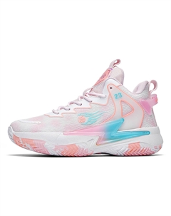 Баскетбольные кроссовки для детей начальной школы, белый/синий Kung fu partners