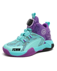 Высокие баскетбольные кроссовки для детей, фиолетовый Fcmm