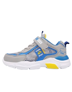 Баскетбольные кроссовки с низким дышащим верхом для детей от 3 до 7 лет, серый Maibuxiong