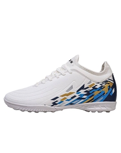 Футбольные бутсы для детей и подростков среднего размера с амортизацией ударов и износостойкостью, белый D&w