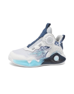 Дышащие и нескользящие детские баскетбольные кроссовки для подростков, серый/синий Kung fu partners