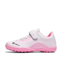 Легкие амортизирующие низкие футбольные бутсы для детей, белый/розовый Binary