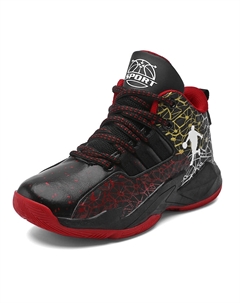 Детские баскетбольные кроссовки, черный/красный Tonybear