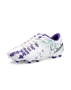 Футбольные бутсы для детей и подростков, легкие, износостойкие, с амортизацией, низкие, фиолетовый Qiutexiong