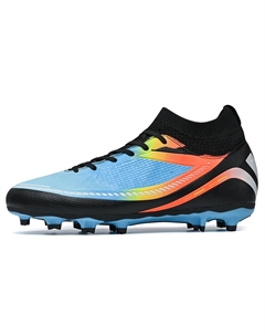 Футбольные бутсы Anti Kick High Top для детей и подростков, черный/синий Transformers