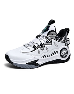 Детские баскетбольные кроссовки для подростков, белый/черный Tonybear