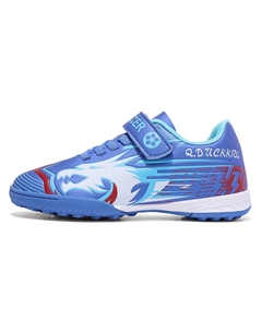 Детские футбольные бутсы с низким верхом, устойчивые к истиранию, дышащие, синий Kung fu partners