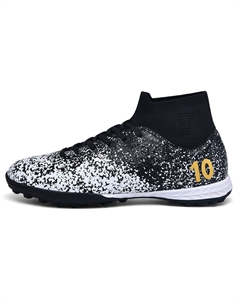 Футбольные бутсы детские с нескользящей подошвой и высоким верхом для подростков, аква Qiutexiong