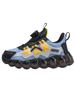 Баскетбольные кроссовки с дышащей амортизацией и износостойкостью, низкие, детские, черный Maibuxiong