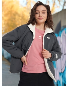 Легкая куртка двусторонняя женская, Серый Protest