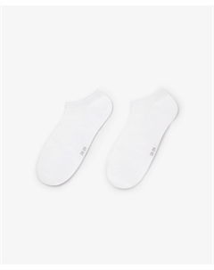 Носки низкие из бамбука набор из 2-х штук белые Gulliver