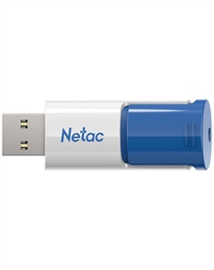 Накопитель USB 3.0 128GB U182 голубой, выдвижной Netac