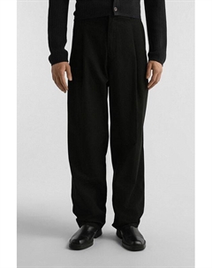 Брюки хлопковые зауженного кроя Hugo