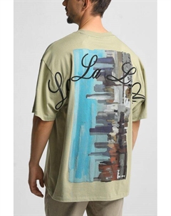 Футболка хлопковая с принтом Hugo