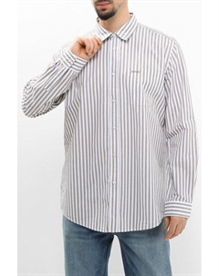 Рубашка хлопковая в полоску Hugo